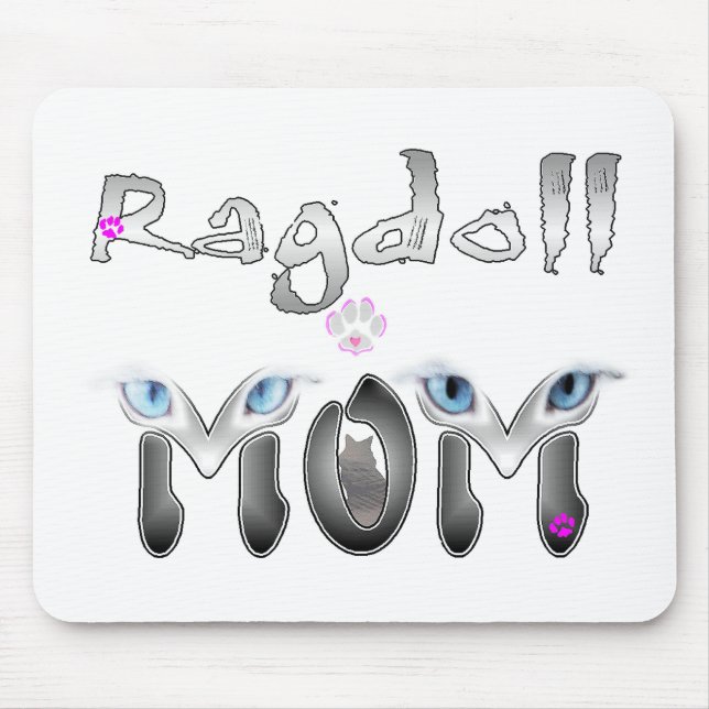 Ragdoll Mum Gifts Mouse Mat (Front)
