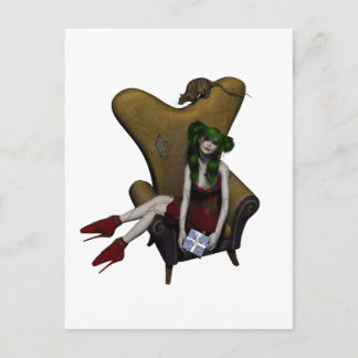 Ragdoll Suzie Bus Stop Gift Postcard