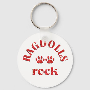 Ragdolls Rock Key Ring