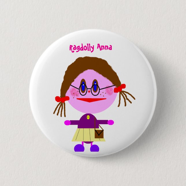 Ragdolly Anna 6 Cm Round Badge (Front)