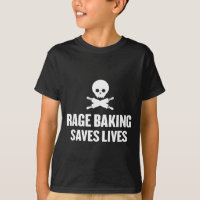 Rage Baking Saves Live Skull Funny Baker Cook Chef