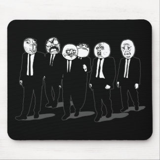 Rage Comic Meme Faces Walking. Me Gusta. Mouse Mat