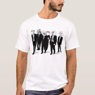 rage comic meme faces walking. me gusta. T-Shirt