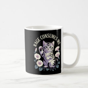 Rage Consumes Me Cute Kitten Coffee Mug
