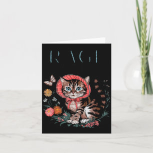 Rage Consumes Me Funny Cat Meme  Card