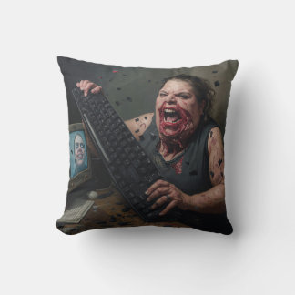 Rage Error: System Failure - Ctrl Alt Delirium Cushion
