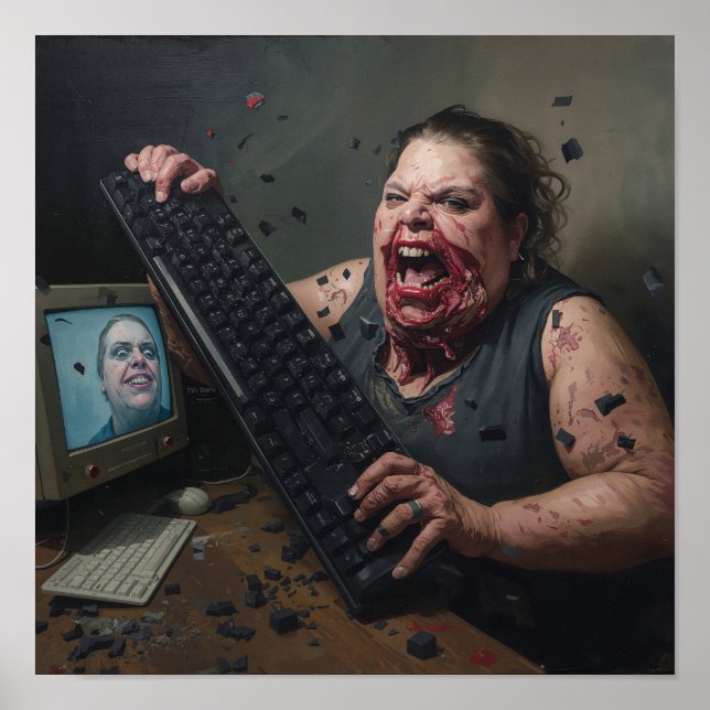 Rage Error: System Failure - Ctrl Alt Delirium Poster (Front)