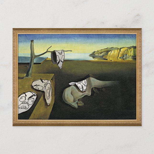 Rage Face Meme Face Comic Art Painting Postcard (Front)