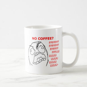 Rage Face No Coffee Mug