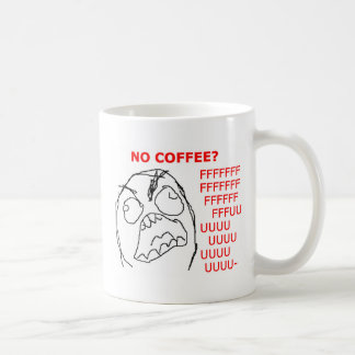 Rage Face No Coffee Mug
