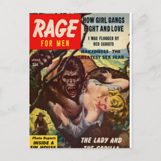 Rage for men 1 postcard