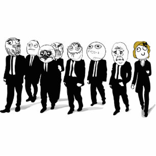 Rage Gauge Stand Standing Photo Sculpture