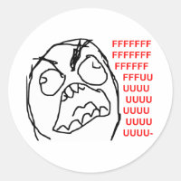 Rage Guy Angry Fuu Fuuu Rage Face Meme