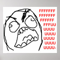 Rage Guy Angry Fuu Fuuu Rage Face Meme