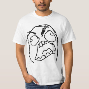 Rage Guy Angry Fuu Fuuu Rage Face Meme T-Shirt