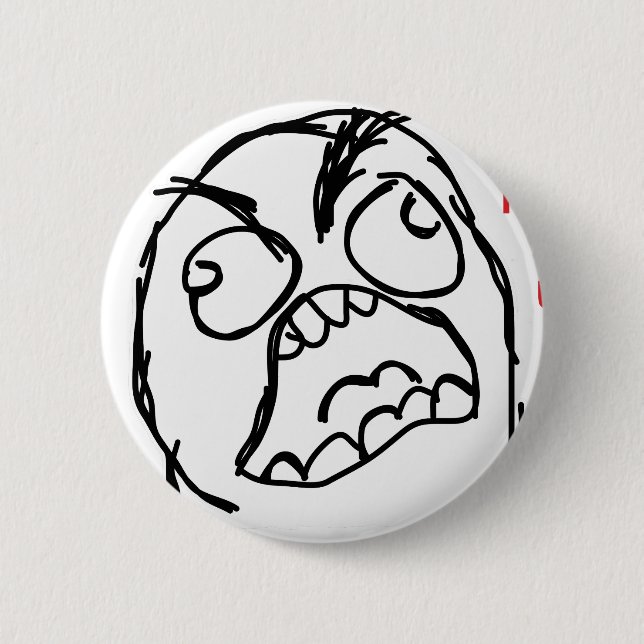 Rage guy fuuu fuuuu f7u12 6 cm round badge (Front)
