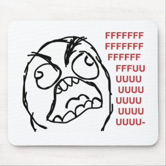 Rage guy fuuu fuuuu mouse mat