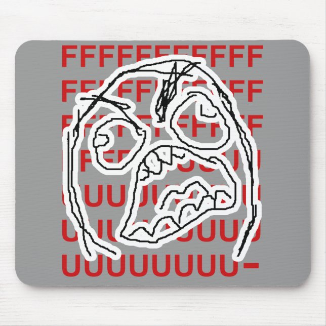 Rage Guy Mouse Mat (Front)