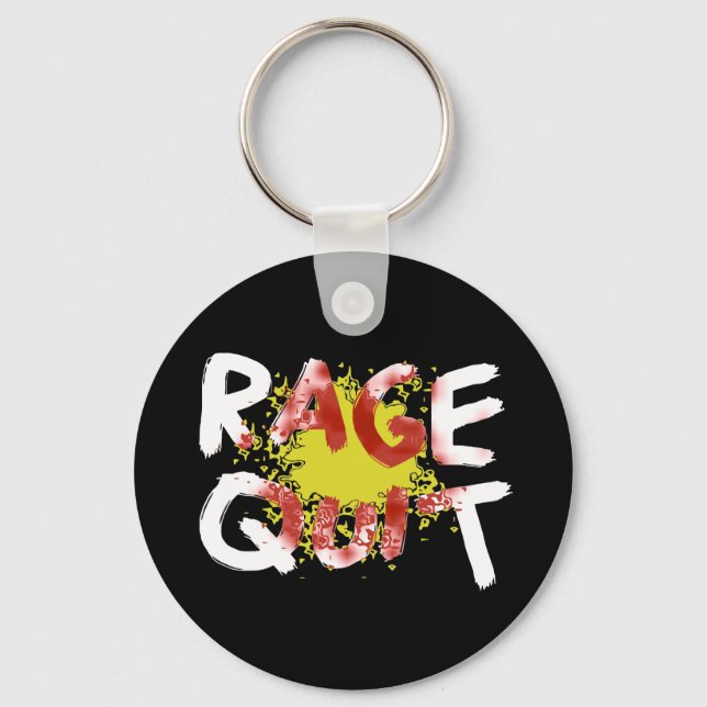 Rage Quit Key Ring (Front)
