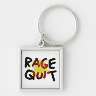 Rage Quit Key Ring