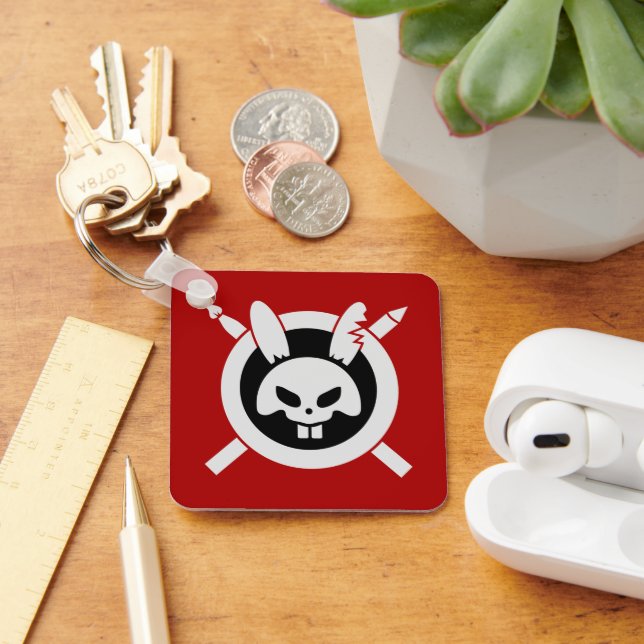 Rage Rabbit Logo Key Ring (Desk)