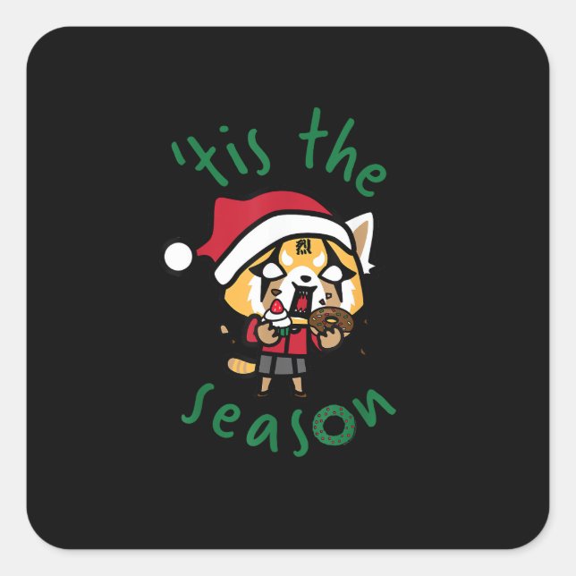 Rage Tis The Season Square Sticker (Front)