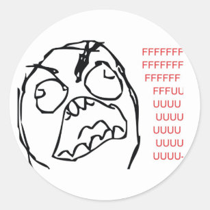 Troll Face Rage Stickers