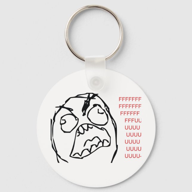Rage Troll Key Ring (Front)