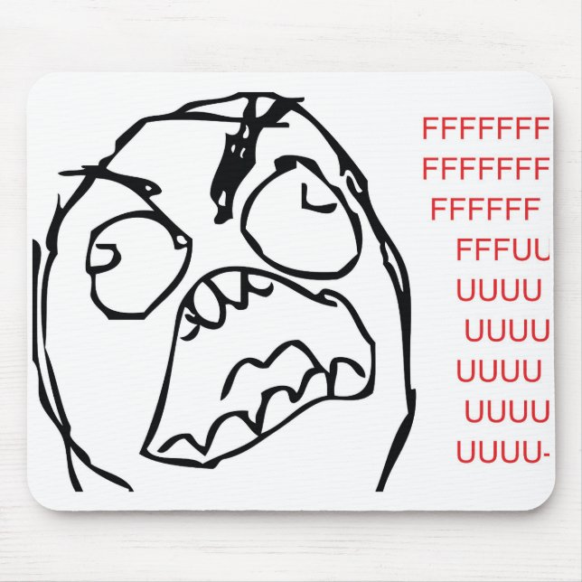 Rage Troll Mouse Mat (Front)