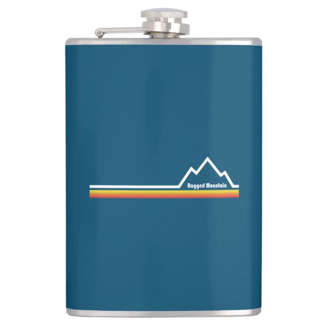 Ragged Mountain Resort Hip Flask (Front)