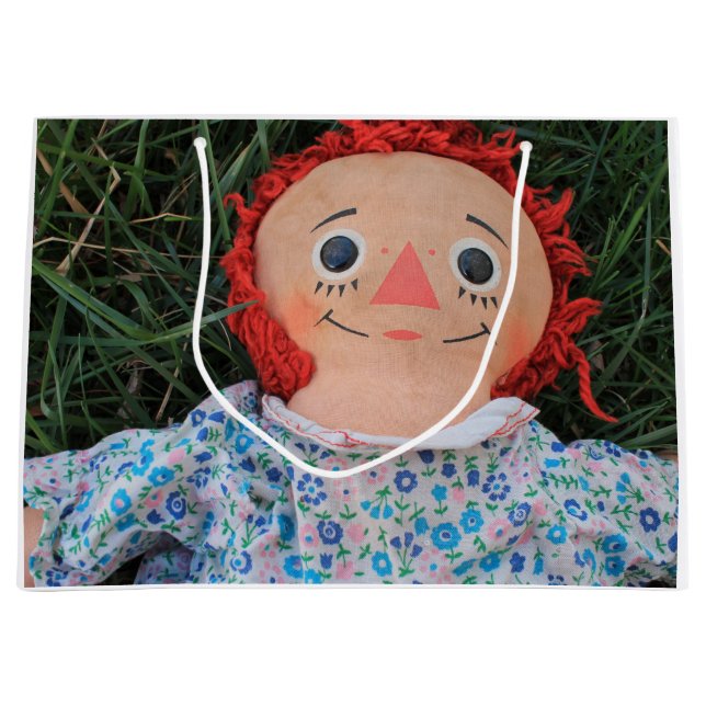 Raggedy Ann Doll 1 Large Gift Bag (Front)