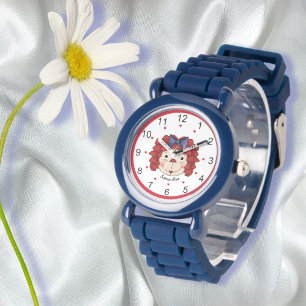 Raggedy Ann Face Personalised Watch