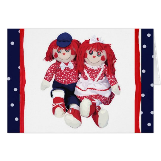 Raggedy Buddies Note Card