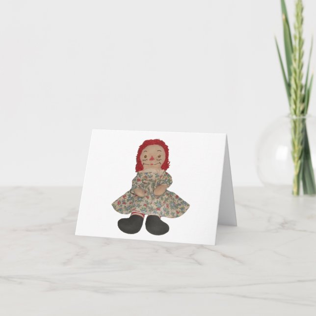 Raggedy Doll Card (Front)