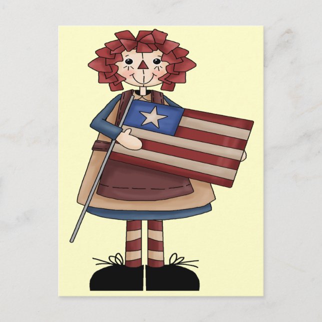 Raggedy July Postcard (Front)