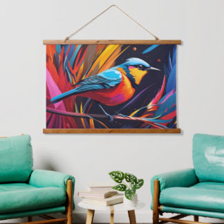 Raggiana Bird Wall Tapestry