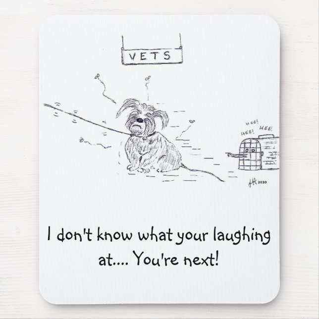 Raggy Dog - Vet Vexation! Mouse Mat (Front)