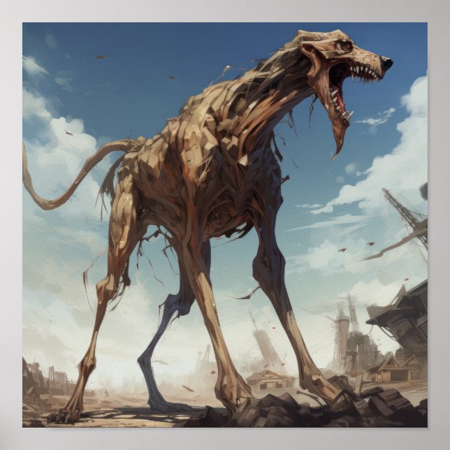 Raging Behemoth: Furious Giant Dog Poster (Front)