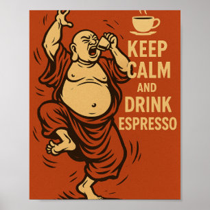 Raging Buddha Poster