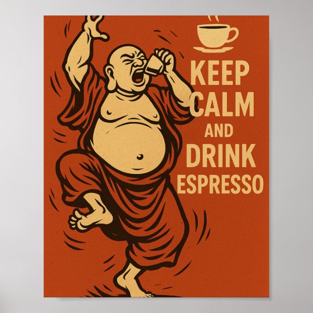 Raging Buddha Poster (Front)