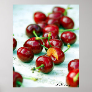 raging cherries poster