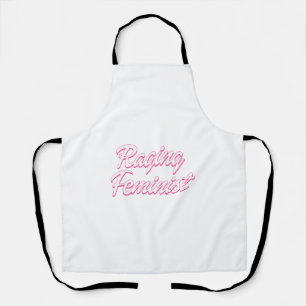 Raging Feminist Doll  Apron