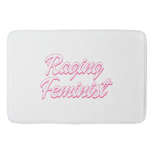 Raging Feminist Doll  Bath Mat
