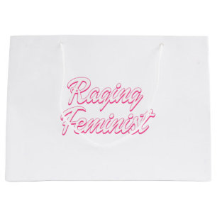 Raging Feminist Doll Large Gift Bag