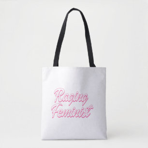Raging Feminist Doll Tote Bag