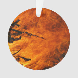 Raging Fire Ornament