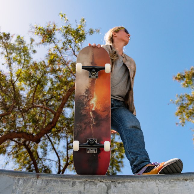 Raging Fury Abstract Art Skateboard (Outdoor 1)