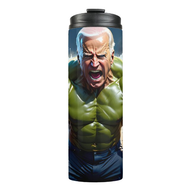 Raging ‘No Malarkey’ Joey B. from Scranton, PA Thermal Tumbler (Front)
