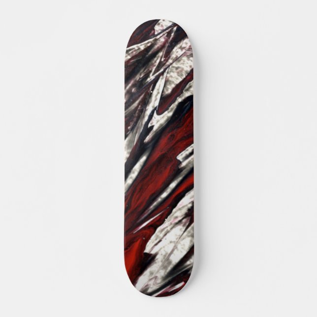 Raging Red Flames Skateboard (Front)
