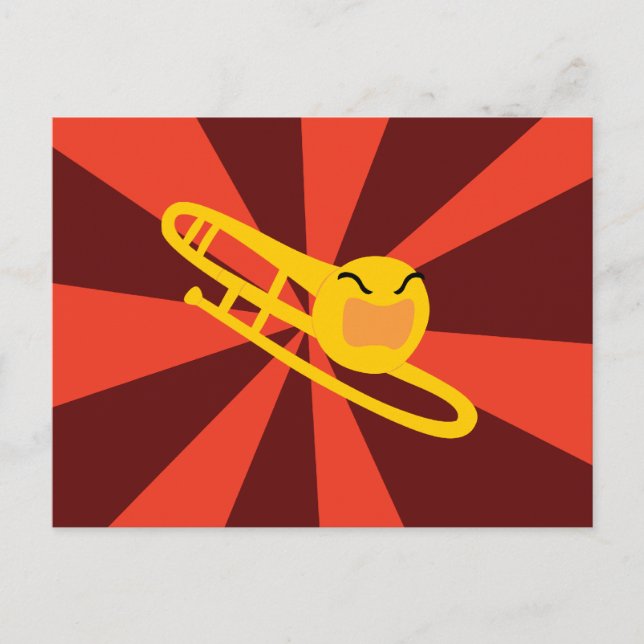 Raging Trombone Postcard (Front)